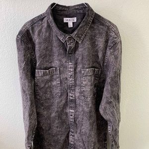 NEW Nordstrom The RAIL Men's Black Long Sleeve